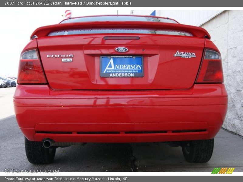 Infra-Red / Dark Pebble/Light Pebble 2007 Ford Focus ZX4 SES Sedan