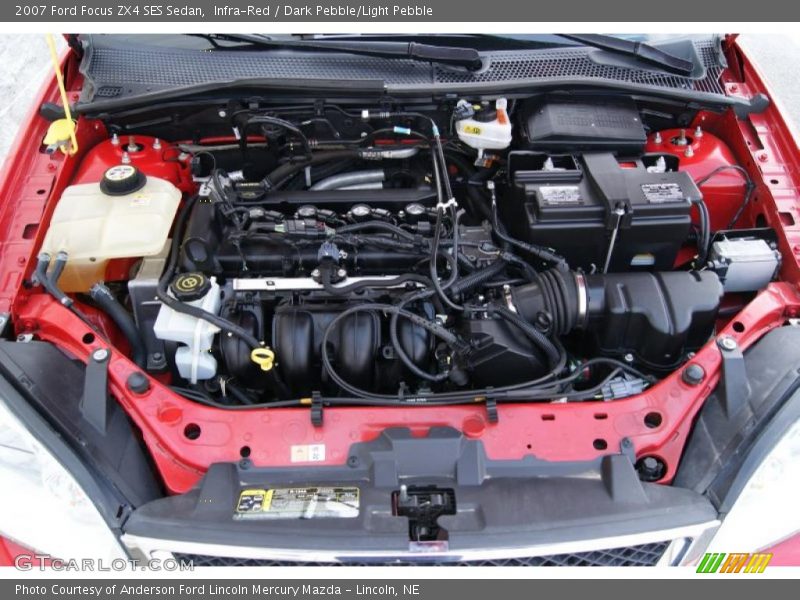 Infra-Red / Dark Pebble/Light Pebble 2007 Ford Focus ZX4 SES Sedan