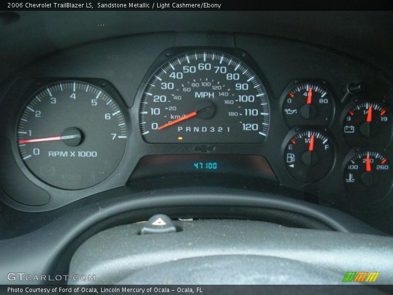 Sandstone Metallic / Light Cashmere/Ebony 2006 Chevrolet TrailBlazer LS