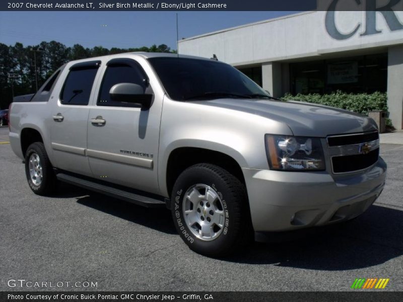 Silver Birch Metallic / Ebony/Light Cashmere 2007 Chevrolet Avalanche LT