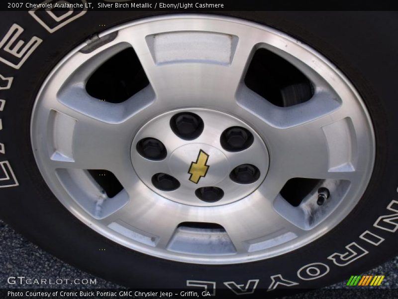 Silver Birch Metallic / Ebony/Light Cashmere 2007 Chevrolet Avalanche LT