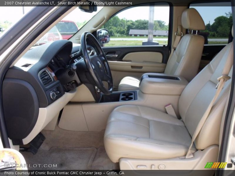 Silver Birch Metallic / Ebony/Light Cashmere 2007 Chevrolet Avalanche LT