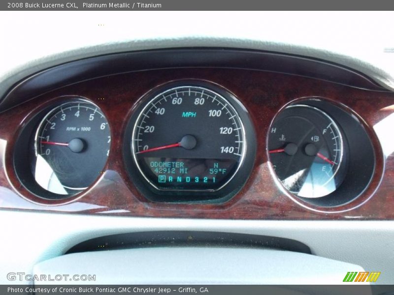Platinum Metallic / Titanium 2008 Buick Lucerne CXL