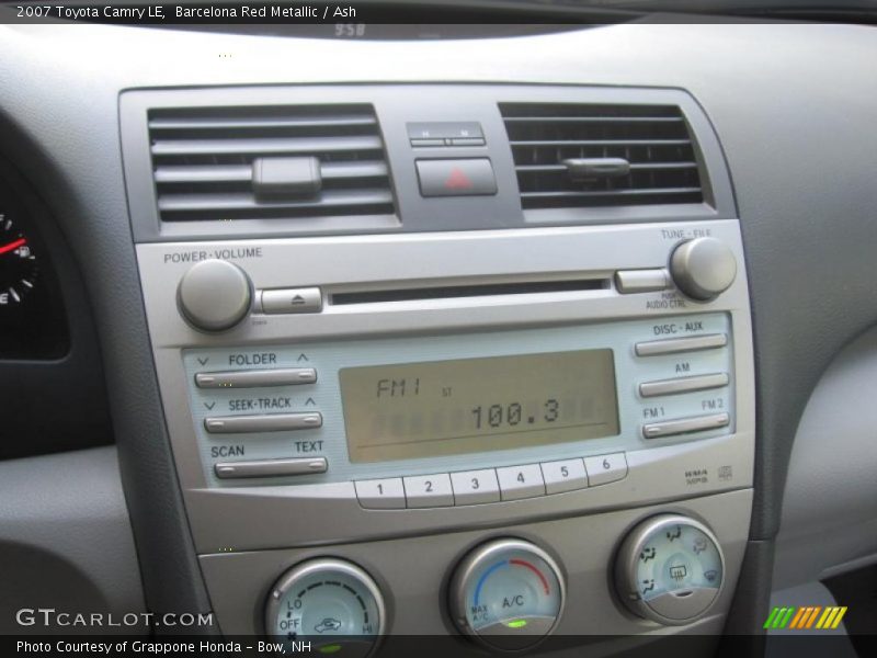Barcelona Red Metallic / Ash 2007 Toyota Camry LE
