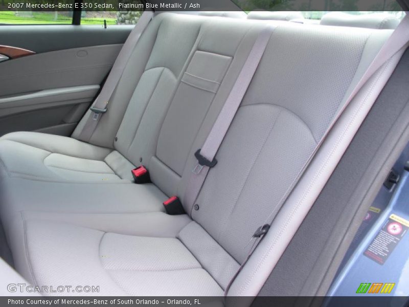 Platinum Blue Metallic / Ash 2007 Mercedes-Benz E 350 Sedan