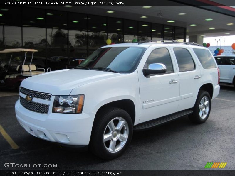 Summit White / Light Titanium/Ebony 2007 Chevrolet Tahoe LTZ 4x4