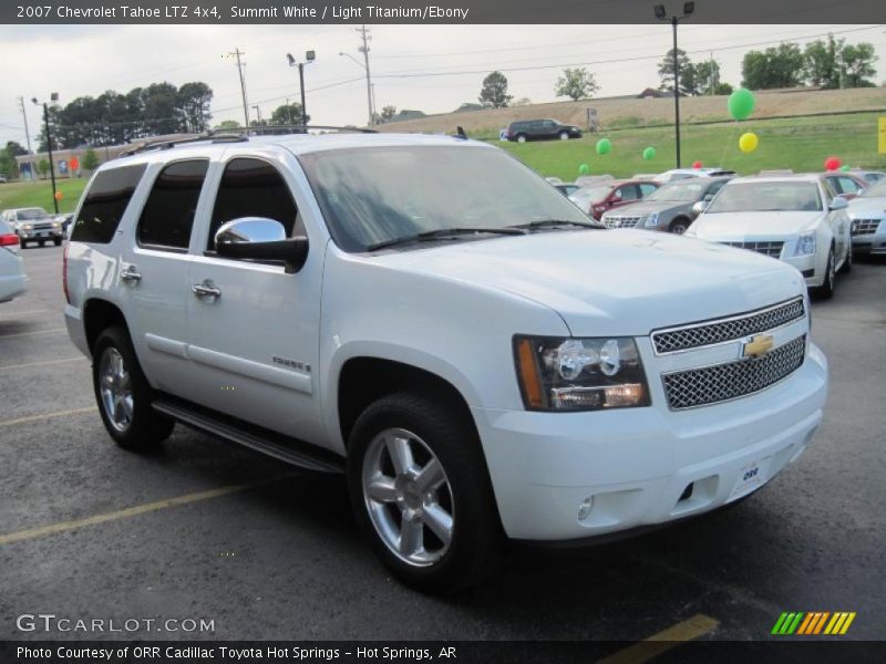 Summit White / Light Titanium/Ebony 2007 Chevrolet Tahoe LTZ 4x4