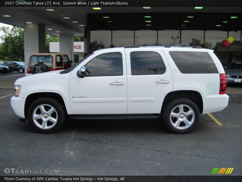 Summit White / Light Titanium/Ebony 2007 Chevrolet Tahoe LTZ 4x4