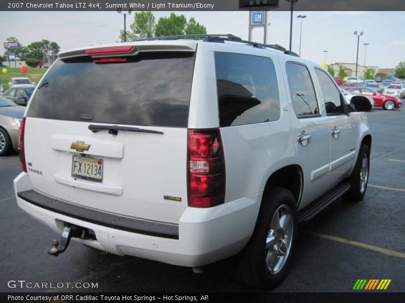 Summit White / Light Titanium/Ebony 2007 Chevrolet Tahoe LTZ 4x4