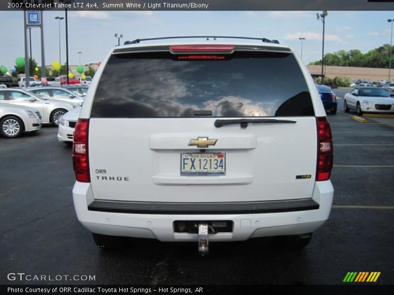 Summit White / Light Titanium/Ebony 2007 Chevrolet Tahoe LTZ 4x4