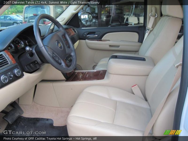 Summit White / Light Titanium/Ebony 2007 Chevrolet Tahoe LTZ 4x4