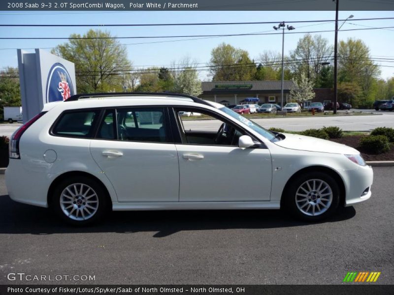 Polar White / Parchment 2008 Saab 9-3 2.0T SportCombi Wagon