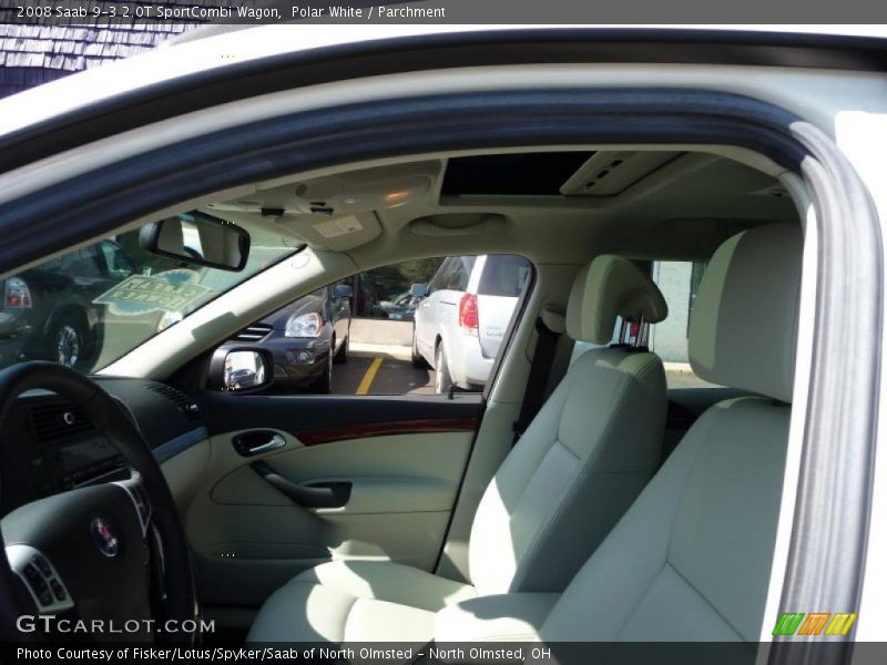 Polar White / Parchment 2008 Saab 9-3 2.0T SportCombi Wagon