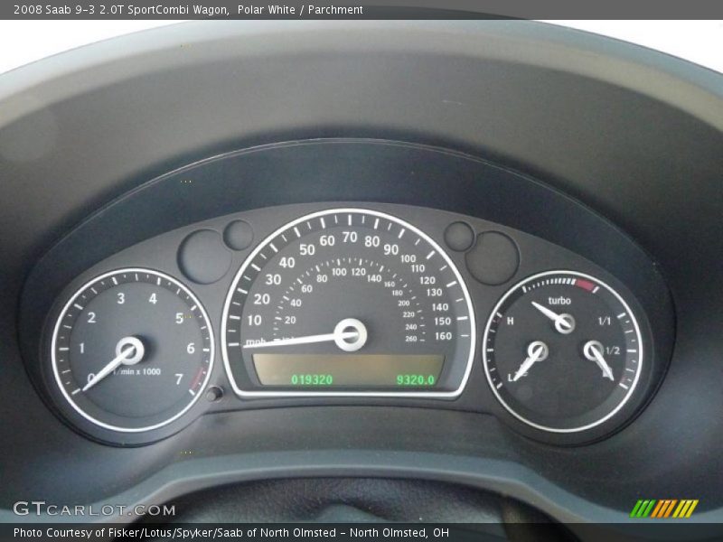 Polar White / Parchment 2008 Saab 9-3 2.0T SportCombi Wagon