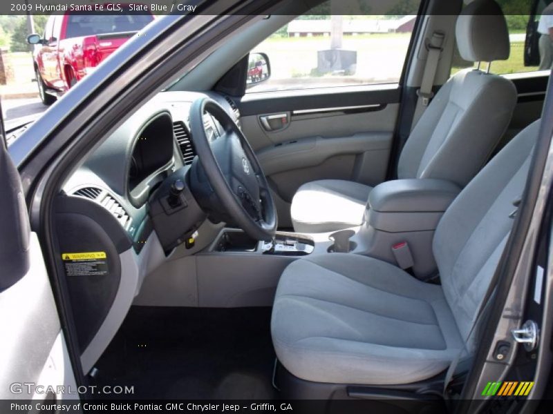 Slate Blue / Gray 2009 Hyundai Santa Fe GLS