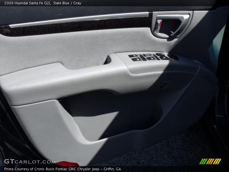 Slate Blue / Gray 2009 Hyundai Santa Fe GLS