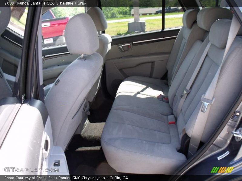 Slate Blue / Gray 2009 Hyundai Santa Fe GLS