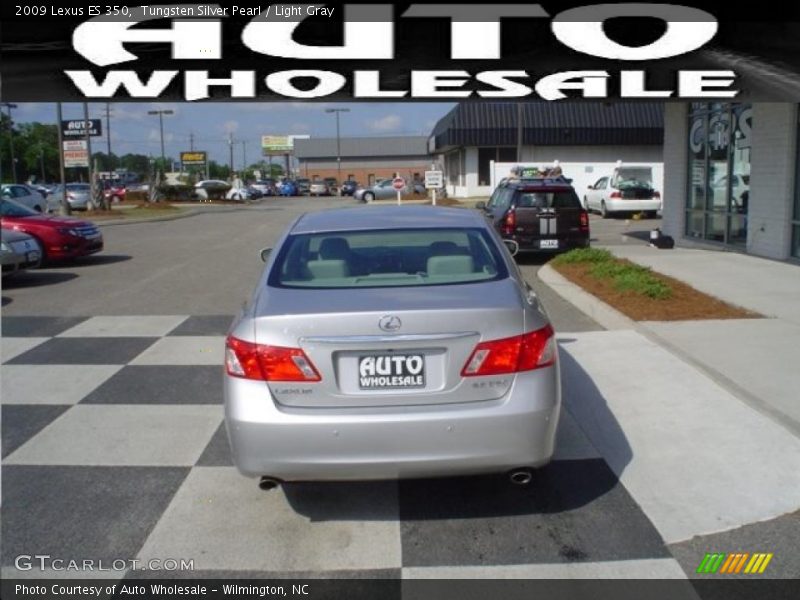 Tungsten Silver Pearl / Light Gray 2009 Lexus ES 350