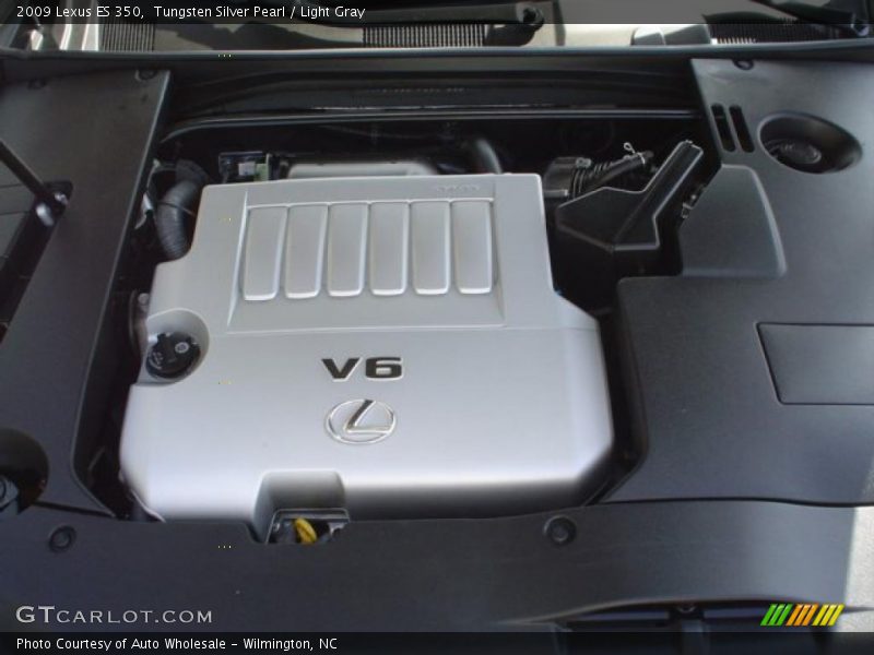 Tungsten Silver Pearl / Light Gray 2009 Lexus ES 350