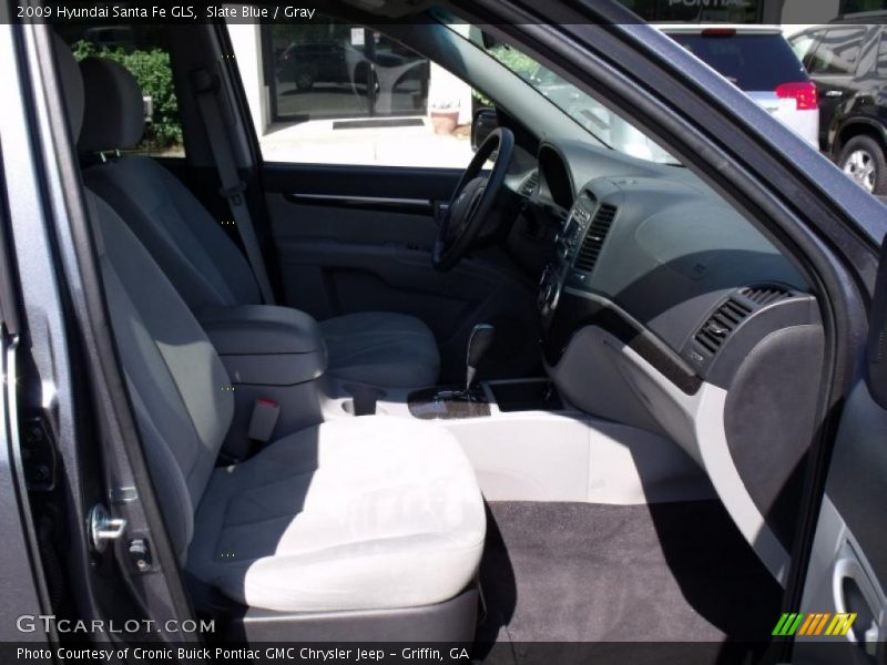Slate Blue / Gray 2009 Hyundai Santa Fe GLS