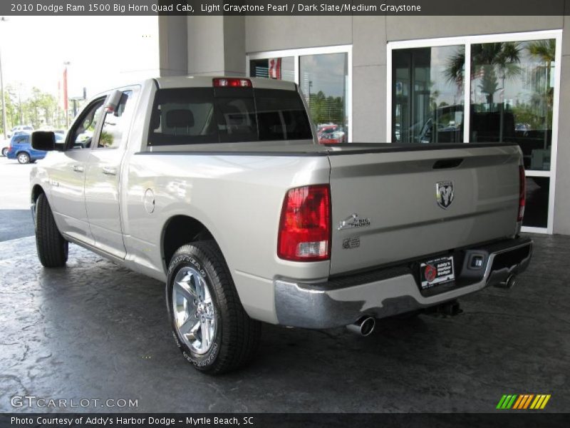 Light Graystone Pearl / Dark Slate/Medium Graystone 2010 Dodge Ram 1500 Big Horn Quad Cab