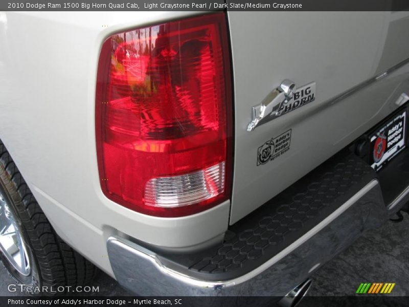 Light Graystone Pearl / Dark Slate/Medium Graystone 2010 Dodge Ram 1500 Big Horn Quad Cab