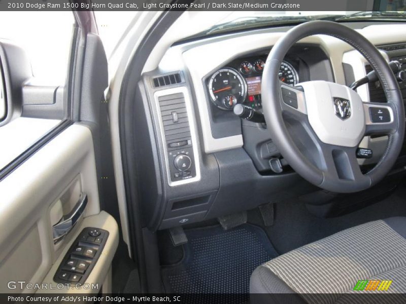 Light Graystone Pearl / Dark Slate/Medium Graystone 2010 Dodge Ram 1500 Big Horn Quad Cab