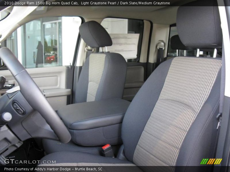 Light Graystone Pearl / Dark Slate/Medium Graystone 2010 Dodge Ram 1500 Big Horn Quad Cab