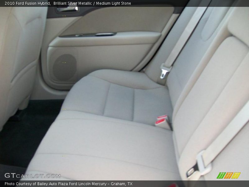 Brilliant Silver Metallic / Medium Light Stone 2010 Ford Fusion Hybrid