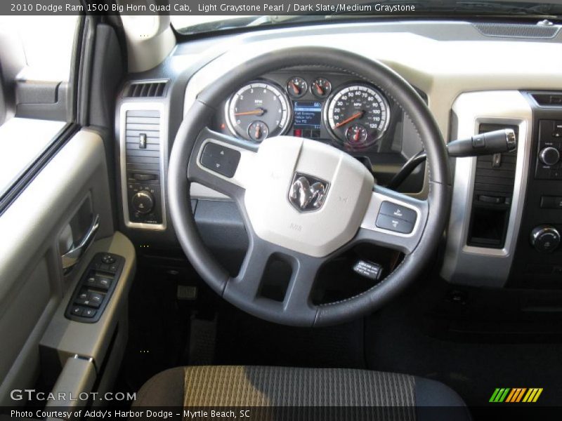 Light Graystone Pearl / Dark Slate/Medium Graystone 2010 Dodge Ram 1500 Big Horn Quad Cab