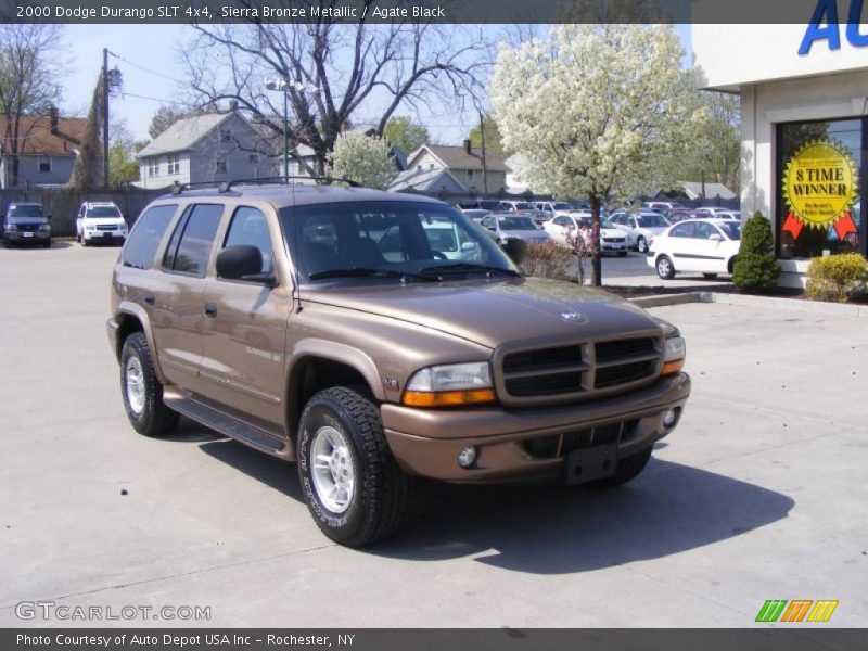 Sierra Bronze Metallic / Agate Black 2000 Dodge Durango SLT 4x4