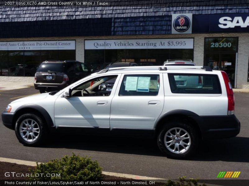 Ice White / Taupe 2007 Volvo XC70 AWD Cross Country
