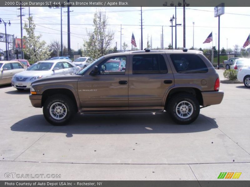 Sierra Bronze Metallic / Agate Black 2000 Dodge Durango SLT 4x4