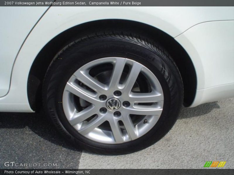 Campanella White / Pure Beige 2007 Volkswagen Jetta Wolfsburg Edition Sedan