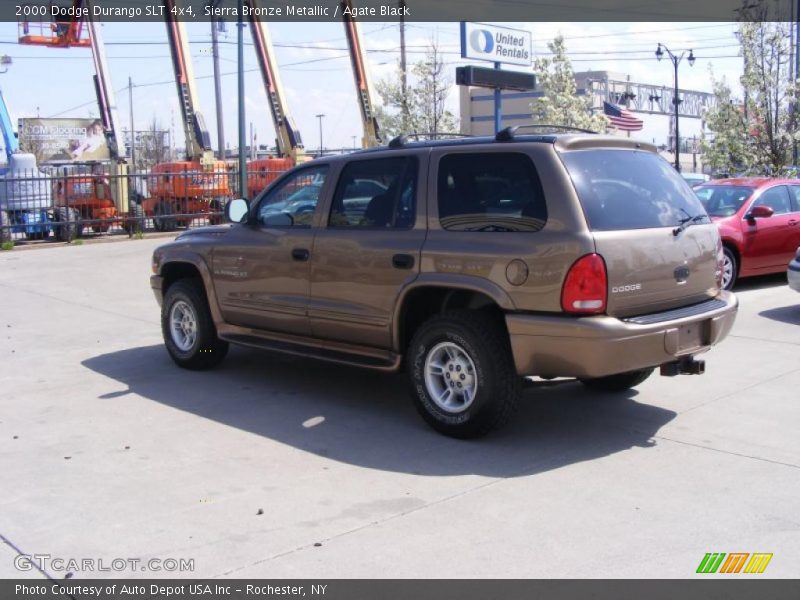 Sierra Bronze Metallic / Agate Black 2000 Dodge Durango SLT 4x4