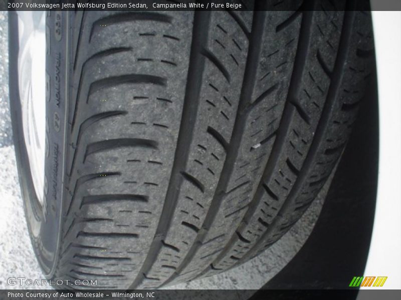 Campanella White / Pure Beige 2007 Volkswagen Jetta Wolfsburg Edition Sedan