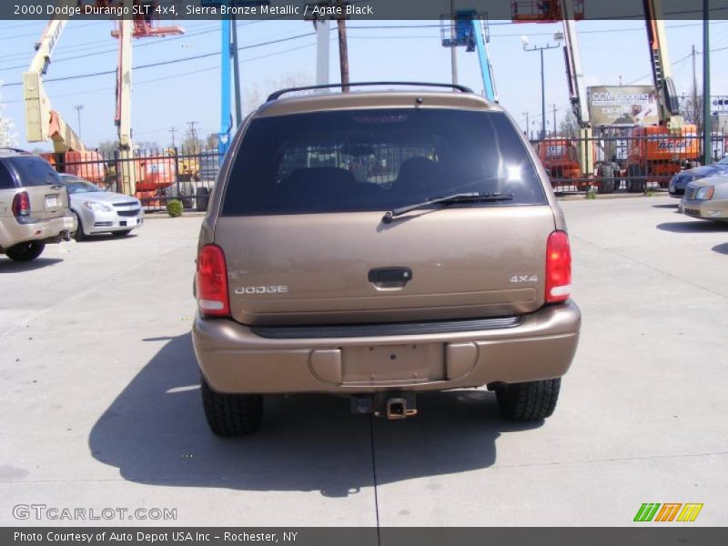 Sierra Bronze Metallic / Agate Black 2000 Dodge Durango SLT 4x4