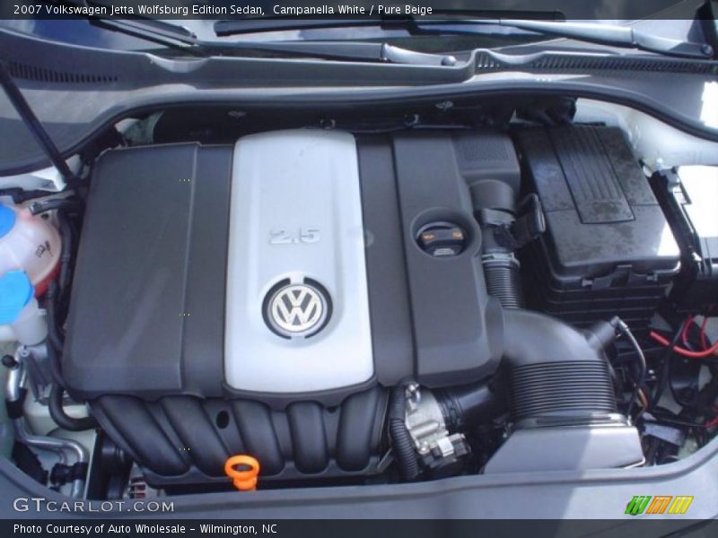 Campanella White / Pure Beige 2007 Volkswagen Jetta Wolfsburg Edition Sedan