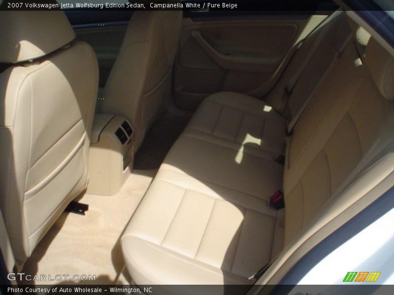 Campanella White / Pure Beige 2007 Volkswagen Jetta Wolfsburg Edition Sedan