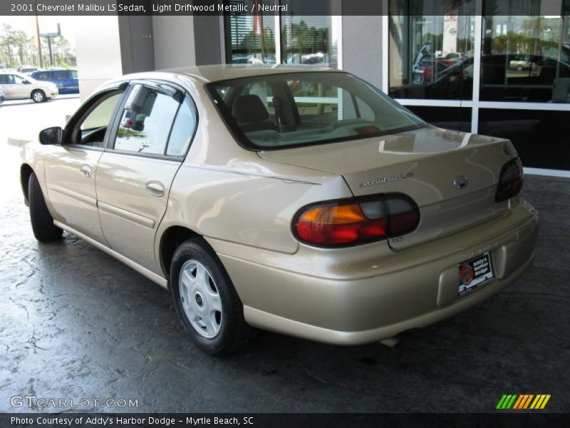 Light Driftwood Metallic / Neutral 2001 Chevrolet Malibu LS Sedan