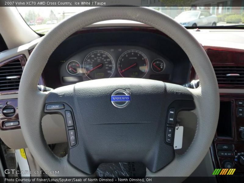 Ice White / Taupe 2007 Volvo XC70 AWD Cross Country