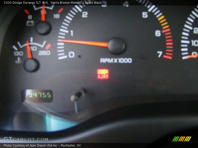 Sierra Bronze Metallic / Agate Black 2000 Dodge Durango SLT 4x4