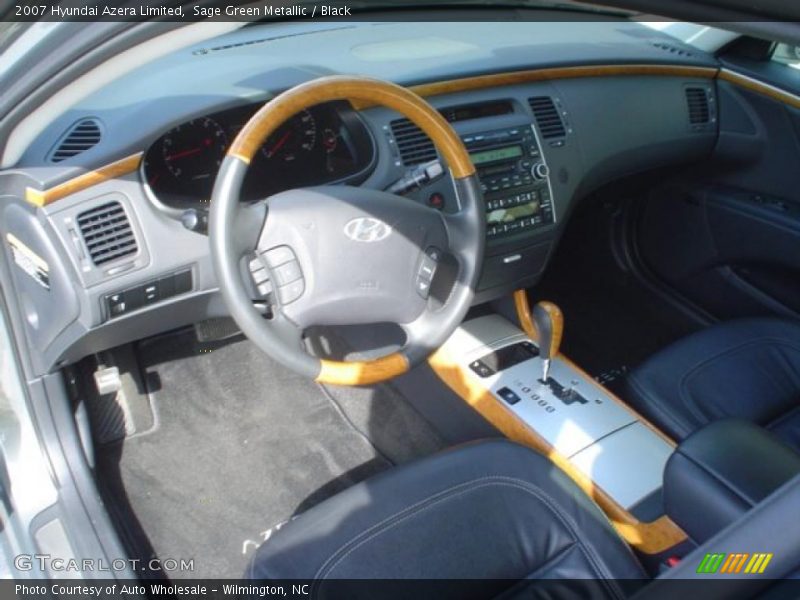 Sage Green Metallic / Black 2007 Hyundai Azera Limited