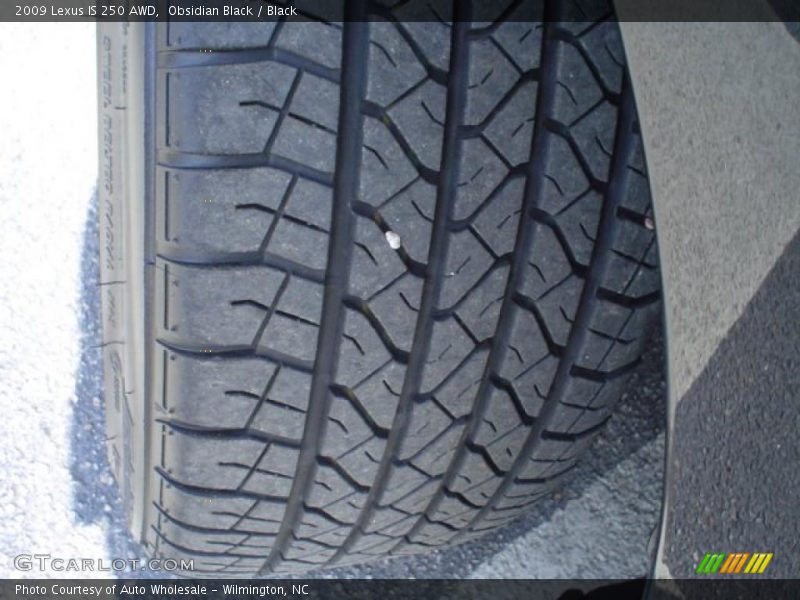 Obsidian Black / Black 2009 Lexus IS 250 AWD