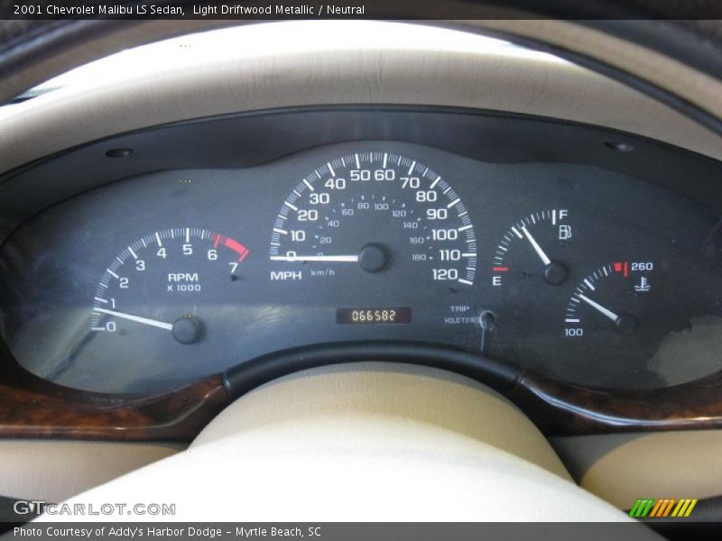 Light Driftwood Metallic / Neutral 2001 Chevrolet Malibu LS Sedan