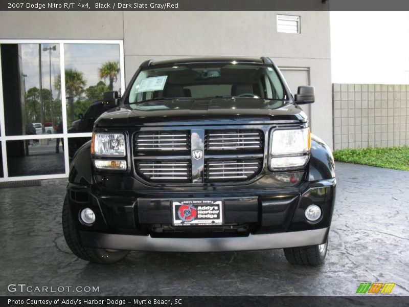 Black / Dark Slate Gray/Red 2007 Dodge Nitro R/T 4x4