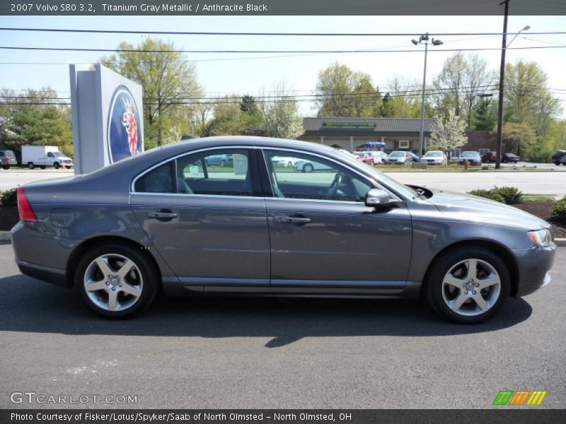 Titanium Gray Metallic / Anthracite Black 2007 Volvo S80 3.2