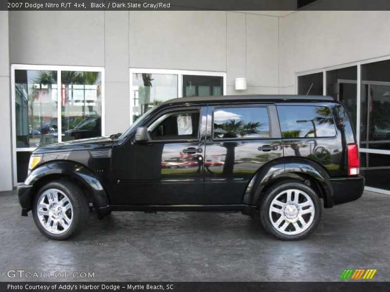 Black / Dark Slate Gray/Red 2007 Dodge Nitro R/T 4x4