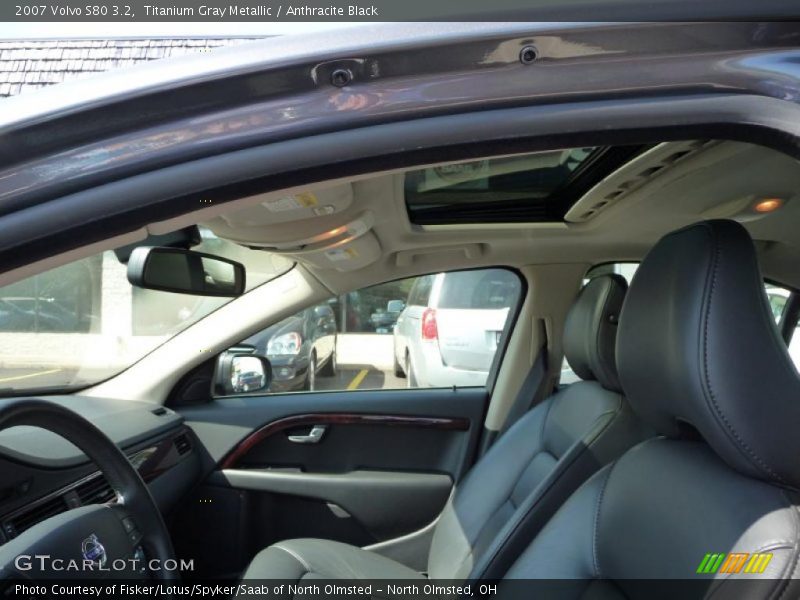Titanium Gray Metallic / Anthracite Black 2007 Volvo S80 3.2