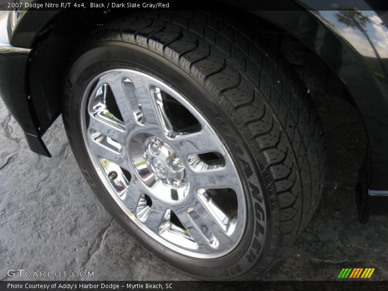 Black / Dark Slate Gray/Red 2007 Dodge Nitro R/T 4x4